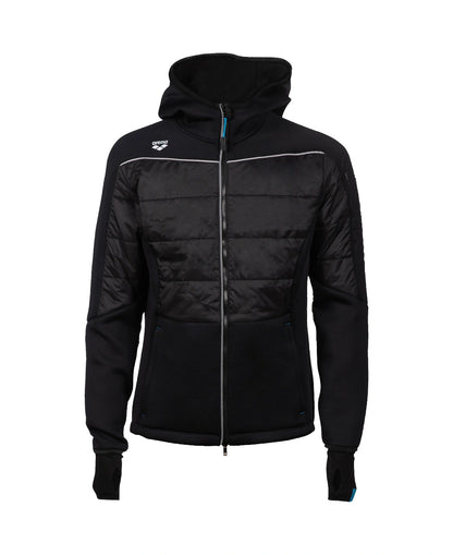TEAM HOODED F/Z HALF-QUILTED JACKET